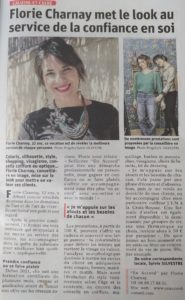 article Le Progrès Florie Charnay